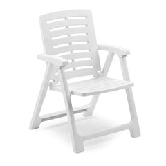 Taitettava tuoli Rexi, valkoinen hinta ja tiedot | Puutarhatuolit | hobbyhall.fi