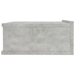 vidaXL Kelluva yöpöytä betoninharmaa 40x30x15 cm lastulevy hinta ja tiedot | Yöpöydät | hobbyhall.fi