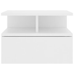 vidaXL Kelluva yöpöytä valkoinen 40x31x27 cm lastulevy hinta ja tiedot | Yöpöydät | hobbyhall.fi