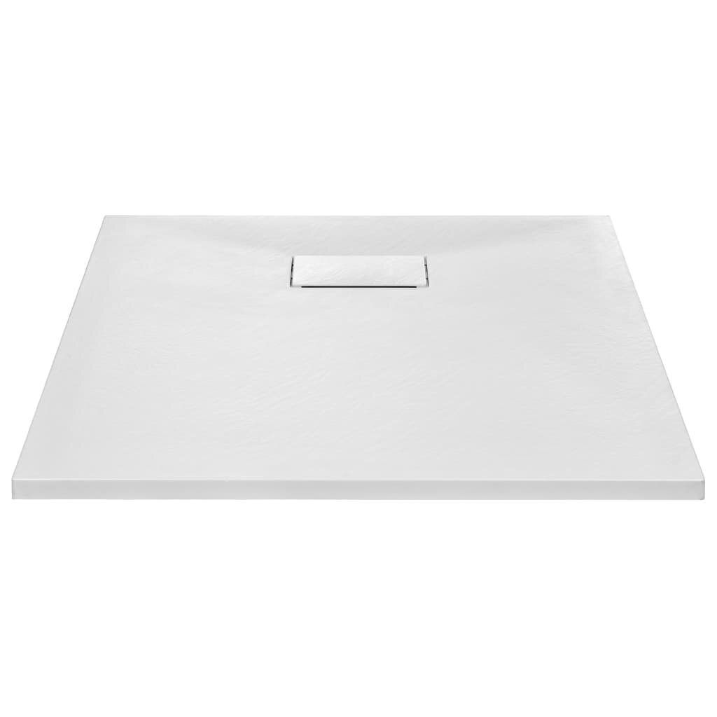 vidaXL Suihkualusta 90x70 cm SMC valkoinen hinta ja tiedot | Suihkualtaat | hobbyhall.fi