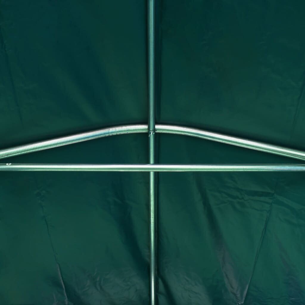 vidaXL Autotalliteltta PVC 1,6x2,4 m vihreä hinta ja tiedot | Puutarhapaviljongit | hobbyhall.fi