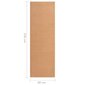 vidaXL Käytävämatto BCF beige 80x250 cm hinta ja tiedot | Isot matot | hobbyhall.fi