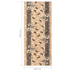 vidaXL Käytävämatto BCF beige 100x250 cm hinta ja tiedot | Isot matot | hobbyhall.fi