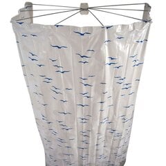 RIDDER Suihkukoppi Ombrella 200 cm sininen 58203 hinta ja tiedot | Kylpyhuoneen sisustus | hobbyhall.fi