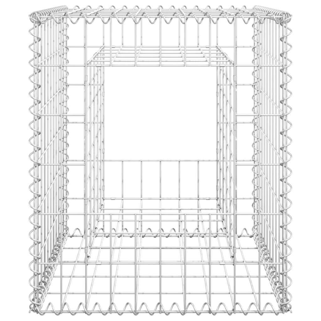 vidaXL Kivikoripylväät 2 kpl 50x50x60 cm rauta hinta ja tiedot | Aidat ja tarvikkeet | hobbyhall.fi