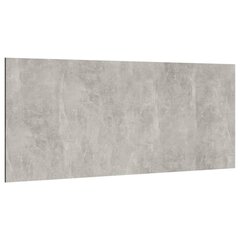 vidaXL Sängynpääty betoninharmaa 200x1,5x80 cm tekninen puu hinta ja tiedot | Sängyt | hobbyhall.fi