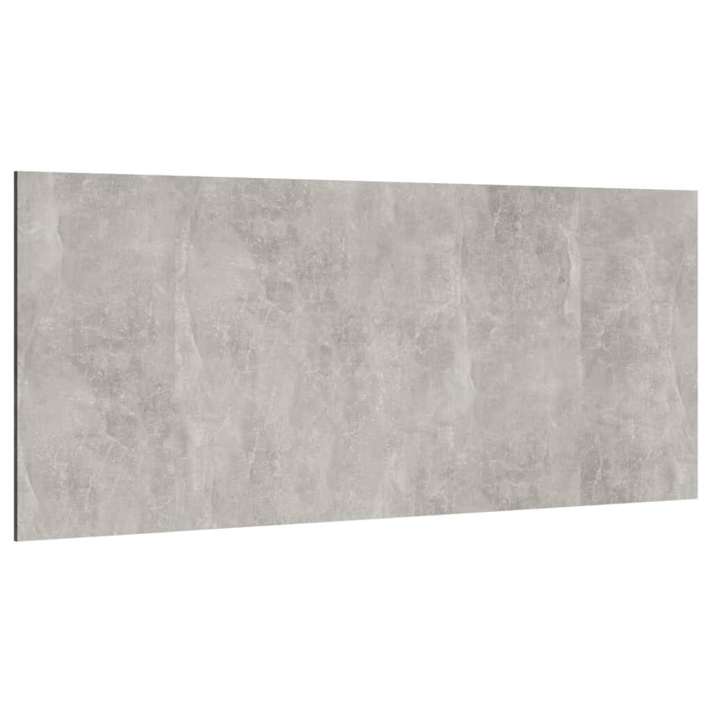 vidaXL Sängynpääty betoninharmaa 200x1,5x80 cm tekninen puu hinta ja tiedot | Sängyt | hobbyhall.fi