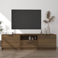 vidaXL TV-taso ruskea tammi 140x35x40 cm tekninen puu hinta ja tiedot | TV-tasot | hobbyhall.fi