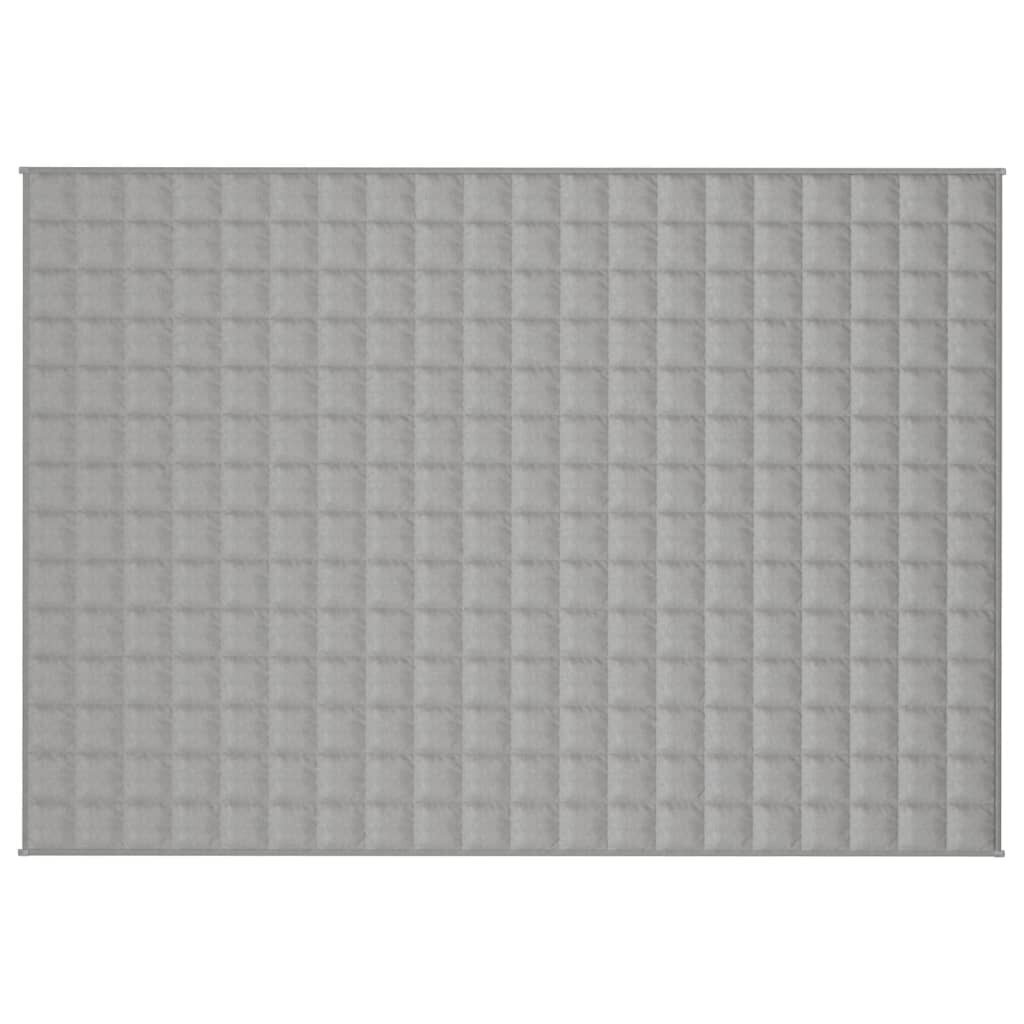 vidaXL Painopeitto harmaa 135x200 cm 10 kg kangas hinta ja tiedot | Peitot | hobbyhall.fi