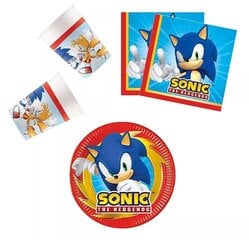 Kertakäyttöastiat Sonic the Hedgehog hinta ja tiedot | Tarjoiluastiat ja aterimet juhliin | hobbyhall.fi