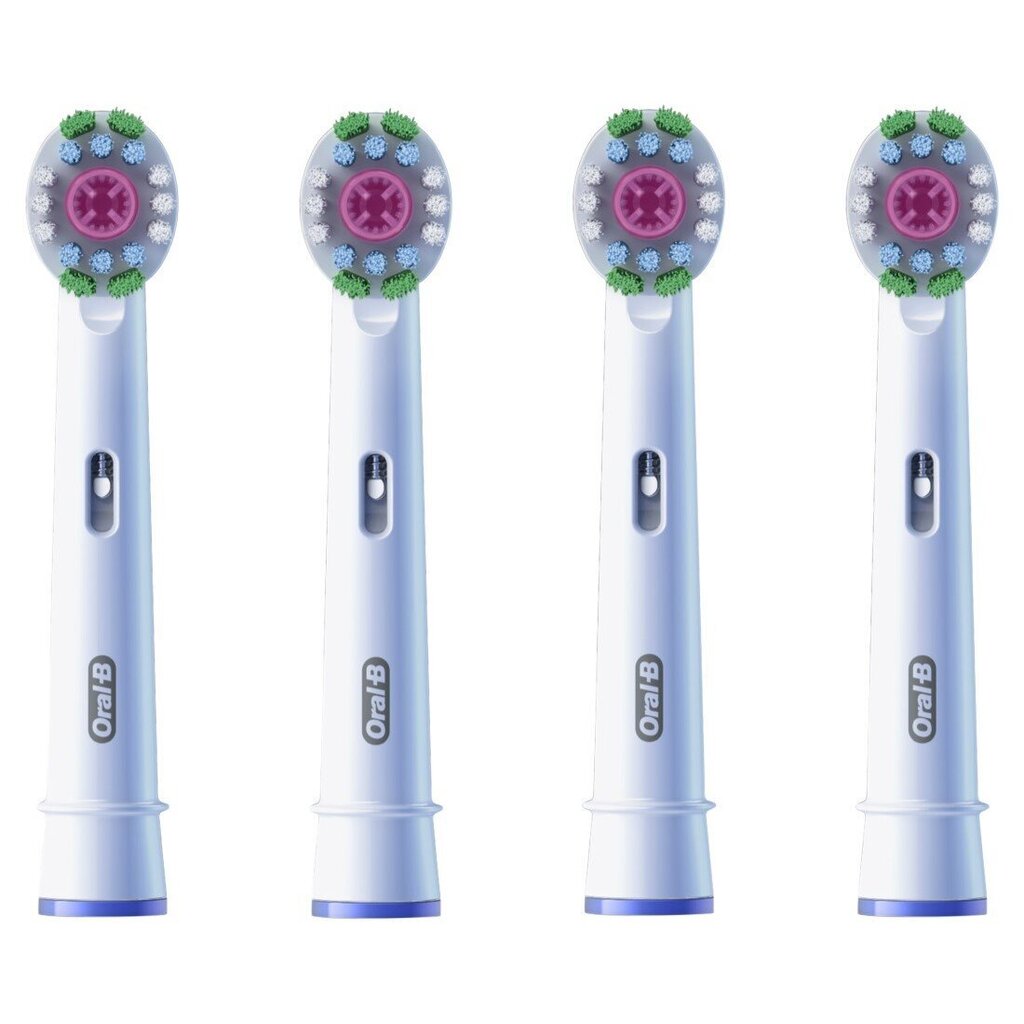 Oral-B EB18-4 3D White Pro hinta ja tiedot | Sähköhammasharjan vaihtoharjat | hobbyhall.fi