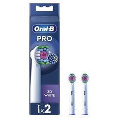 Oral-B EB18-2 3D White Pro hinta ja tiedot | Sähköhammasharjan vaihtoharjat | hobbyhall.fi