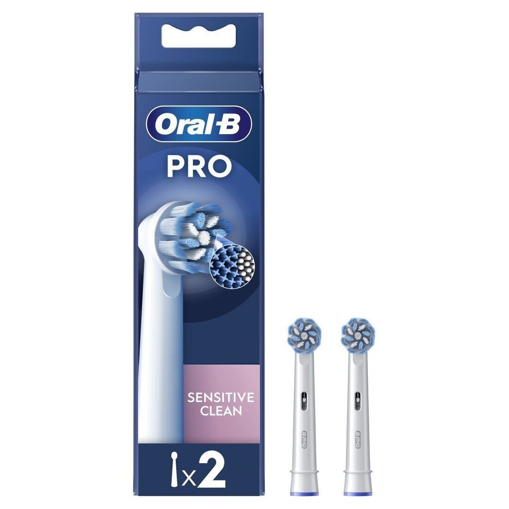 Oral-B EB60-2 Sensitive Clean Pro hinta ja tiedot | Sähköhammasharjan vaihtoharjat | hobbyhall.fi