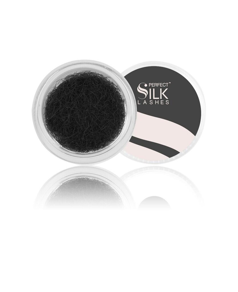 Silkkiripset Perfect Silk Lashes 2500 J.12 Black 6 mm hinta ja tiedot | Irtoripset ja ripsentaivuttimet | hobbyhall.fi