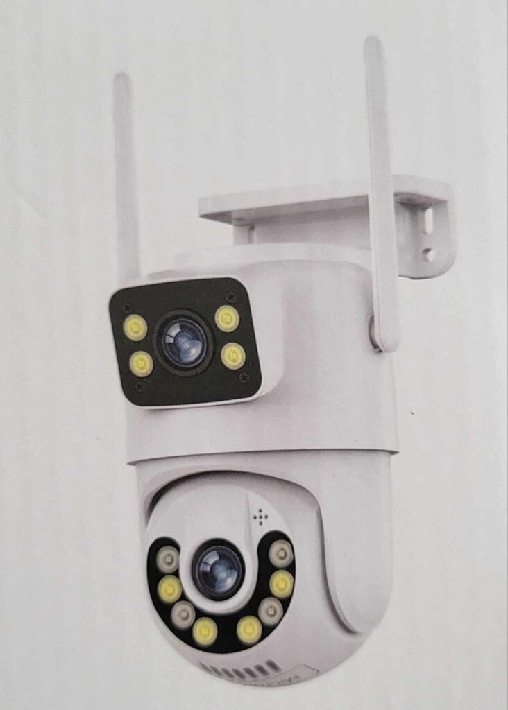 Kamera kahdella objektiivilla 6 mp hinta ja tiedot | Valvontakamerat | hobbyhall.fi