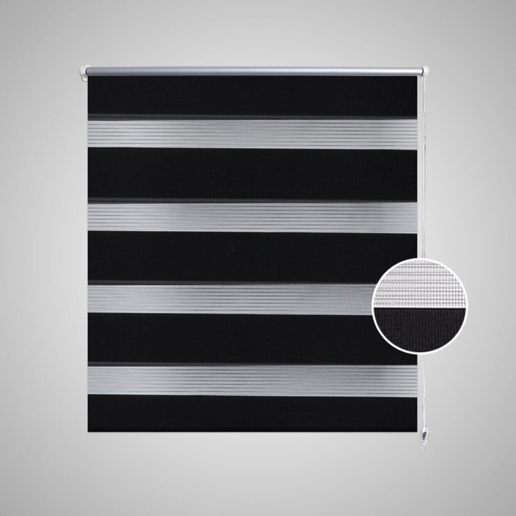 Zebra rullakaihdin 60 x 120 cm musta hinta ja tiedot | Rullaverhot | hobbyhall.fi