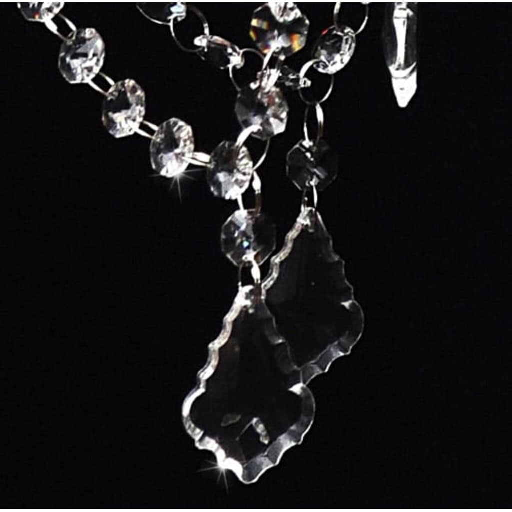 vidaXL Kristallikruunu 2800 kristallilla E14 hinta ja tiedot | Riippuvalaisimet | hobbyhall.fi