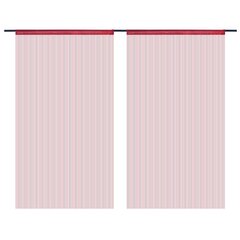 vidaXL String-verhot 2 kpl 100x250 cm Viininpunainen hinta ja tiedot | Verhot | hobbyhall.fi