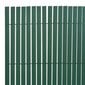 vidaXL Kaksipuolinen puutarha-aita PVC 90x300 cm vihreä hinta ja tiedot | Aidat ja tarvikkeet | hobbyhall.fi