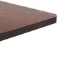 vidaXL Bistropöytä tummanruskea 60x60 cm MDF hinta ja tiedot | Ruokapöydät | hobbyhall.fi