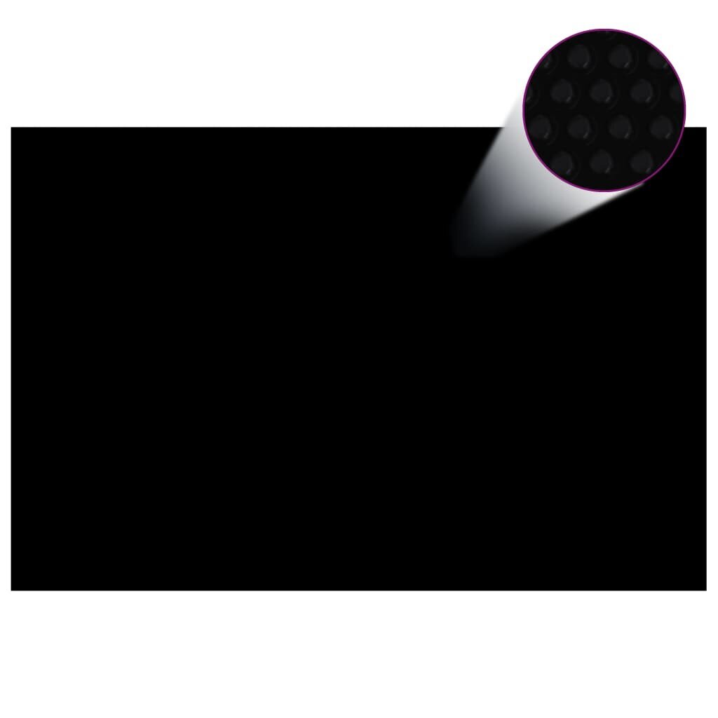vidaXL Uima-altaan suoja musta 300x200 cm PE hinta ja tiedot | Uima-allastarvikkeet | hobbyhall.fi