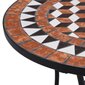 vidaXL Mosaiikkibistropöytä ruskea 60 cm keramiikka hinta ja tiedot | Puutarhapöydät | hobbyhall.fi