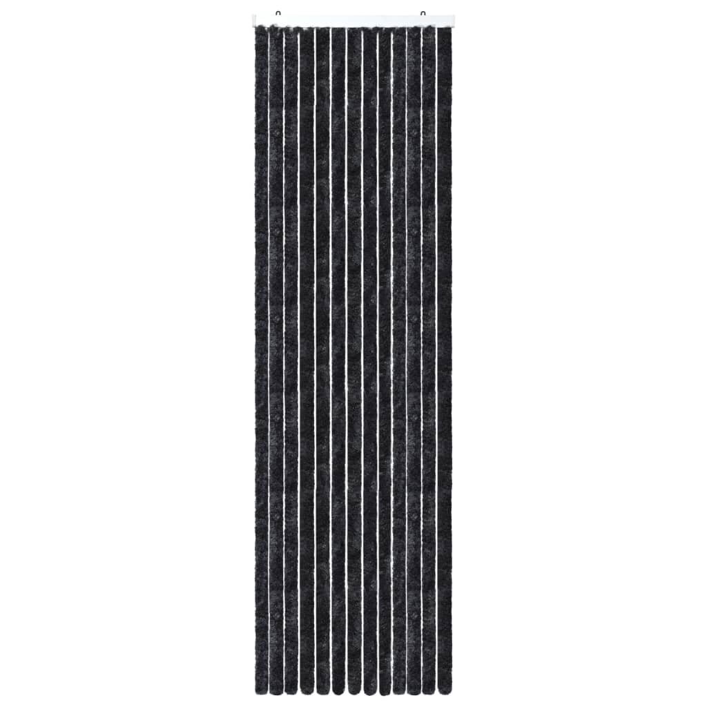 vidaXL Hyönteisverho antrasiitti 56x185 cm Chenille hinta ja tiedot | Hyttysverkot | hobbyhall.fi