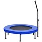 vidaXL Fitness trampoliini kahvalla ja turvatyynyllä 102 cm hinta ja tiedot | Fitness-trampoliinit | hobbyhall.fi