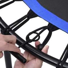 vidaXL Fitness trampoliini kahvalla ja turvatyynyllä 102 cm hinta ja tiedot | Fitness-trampoliinit | hobbyhall.fi
