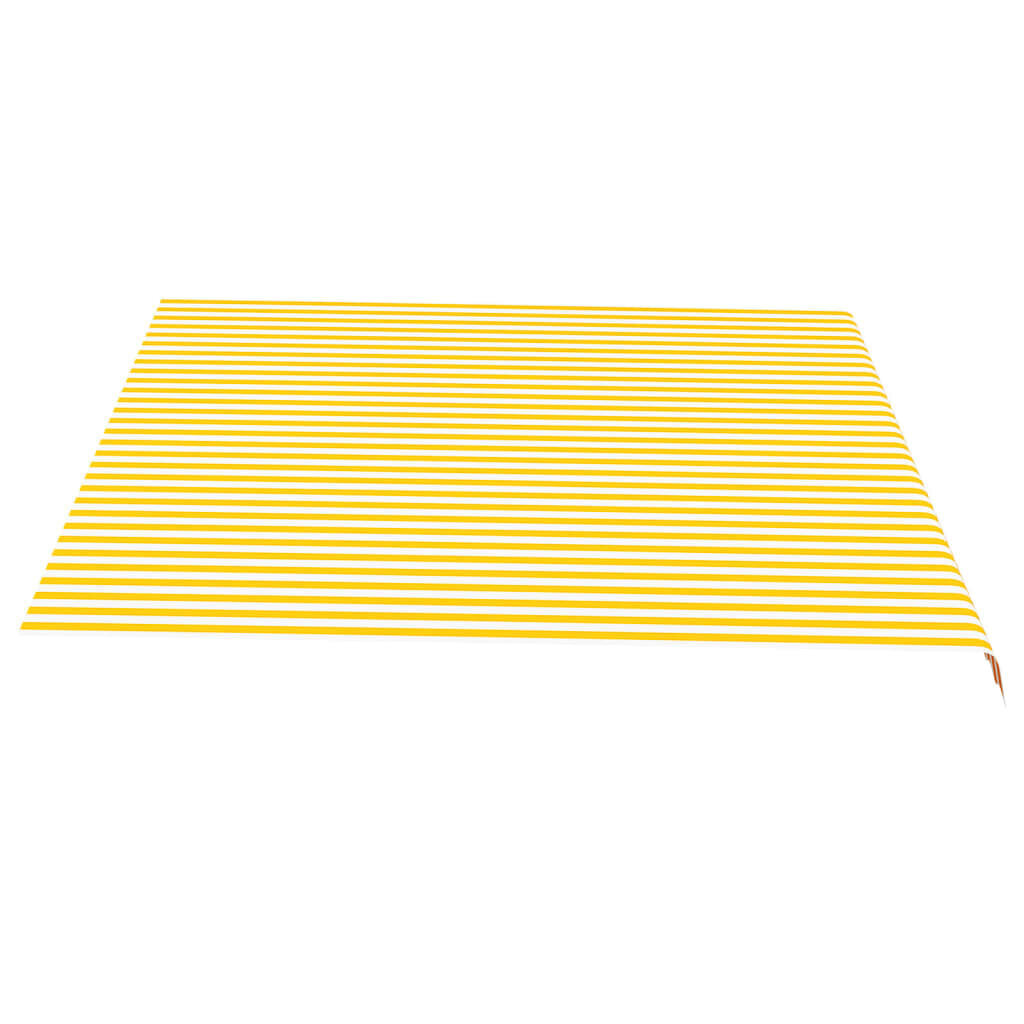 vidaXL Varakangas markiisiin keltainen ja valkoinen 4,5x3,5 m hinta ja tiedot | Aurinkovarjot ja markiisit | hobbyhall.fi