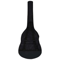 vidaXL Kitaralaukku 4/4 klassiselle kitaralle musta 100x37 cm kangas hinta ja tiedot | vidaXL Kodinkoneet ja kodinelektroniikka | hobbyhall.fi