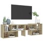 vidaXL TV-taso Sonoma-tammi 149x30x52 cm lastulevy hinta ja tiedot | TV-tasot | hobbyhall.fi