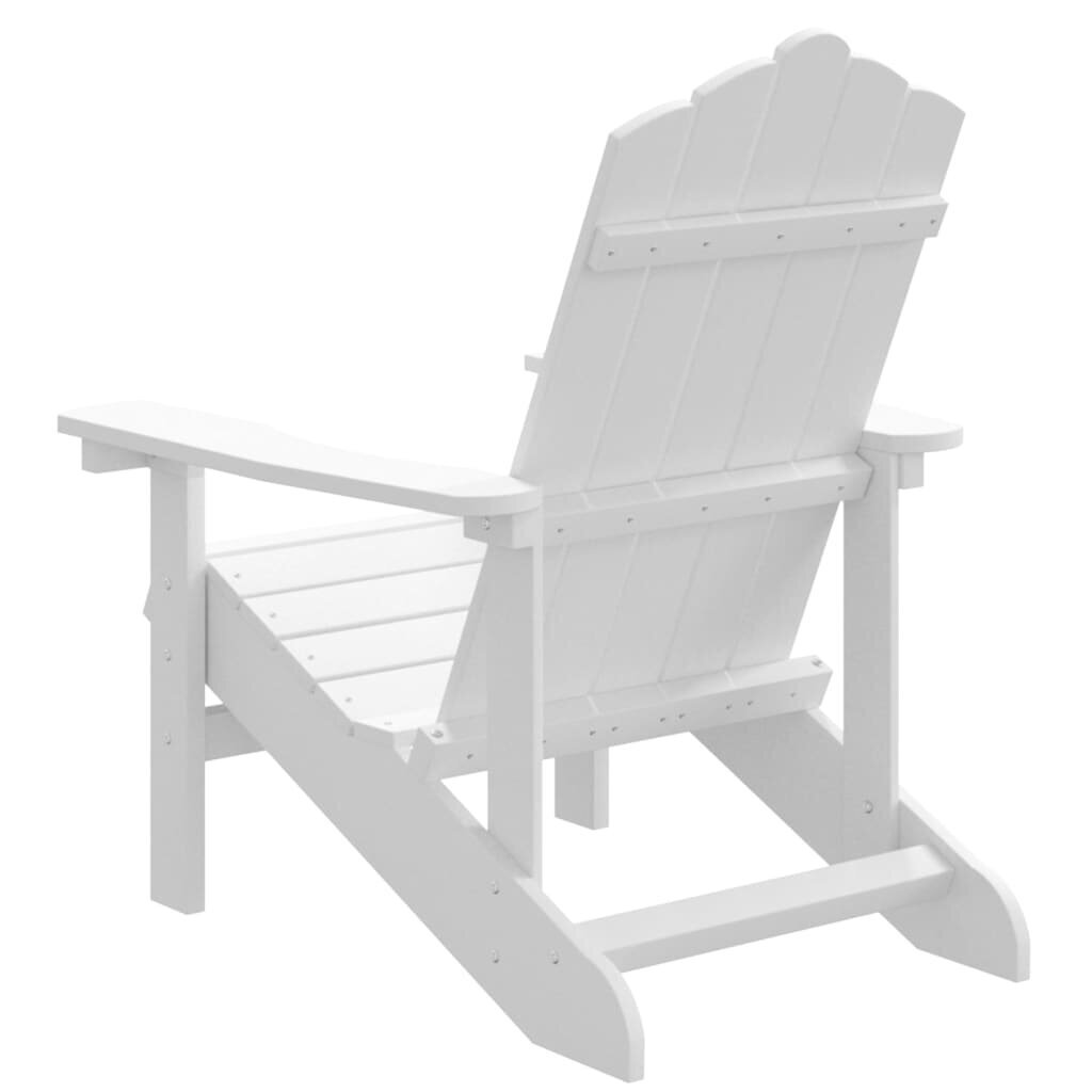 vidaXL Adirondack puutarhatuoli HDPE valkoinen hinta ja tiedot | Puutarhatuolit | hobbyhall.fi