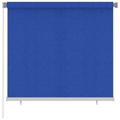 vidaXL Rullaverho ulkotiloihin 160x140 cm sininen HDPE hinta ja tiedot | Kaihtimet | hobbyhall.fi