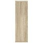 vidaXL Seinähylly Sonoma-tammi 85x16x52,5 cm tekninen puu hinta ja tiedot | Hyllyt | hobbyhall.fi