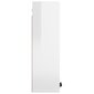 vidaXL Kylpyhuoneen LED peilikaappi korkeakiilto valkoinen 64x20x67 cm hinta ja tiedot | Kylpyhuonekaapit | hobbyhall.fi