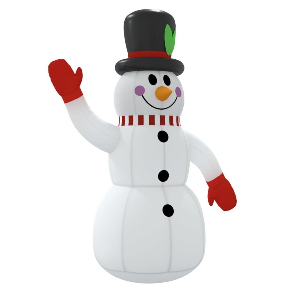 vidaXL Täytettävä lumiukko LED-valoilla 120 cm hinta ja tiedot | Joulukoristeet | hobbyhall.fi