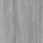 vidaXL Kirjahylly harmaa Sonoma 60x33x70,5 cm tekninen puu ja teräs hinta ja tiedot | Hyllyt | hobbyhall.fi