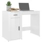 vidaXL Työpöytä korkeakiilto valkoinen 100x49x75 cm tekninen puu hinta ja tiedot | Tietokonepöydät ja työpöydät | hobbyhall.fi