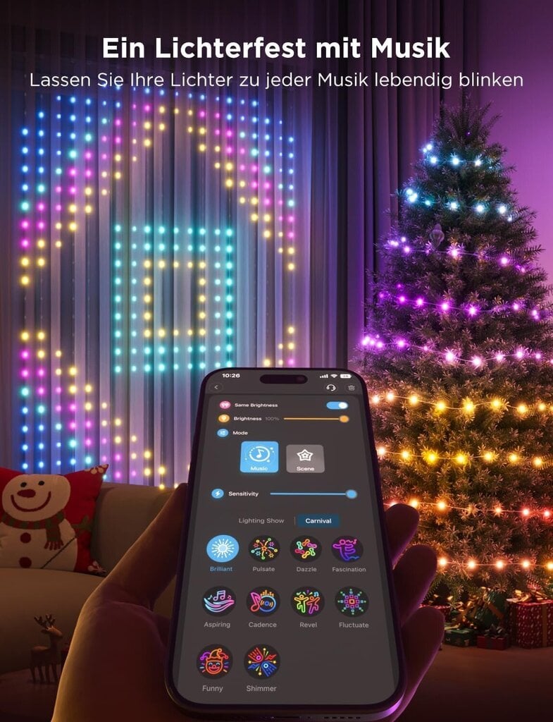 Govee Curtain Lights Smart Home 86+ Modes hinta ja tiedot | LED-valonauhat | hobbyhall.fi