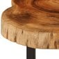vidaXL Sohvapöytä täysi akasiapuu 60x55x25 cm hinta ja tiedot | Sohvapöydät | hobbyhall.fi