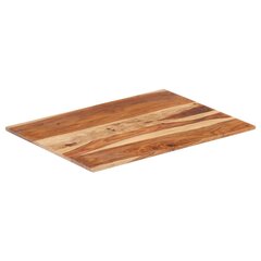 vidaXL Pöytälevy täysi seesampuu 15-16 mm 60x90 cm hinta ja tiedot | Muut huonekalutarvikkeet | hobbyhall.fi