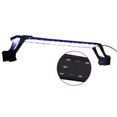 vidaXL Akvaarion LED-valo kiinnittimillä 55-70 cm sininen ja valkoinen hinta ja tiedot | Akvaariotarvikkeet | hobbyhall.fi