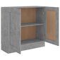 vidaXL Kirjahylly betoninharmaa 82,5x30,5x80 cm lastulevy hinta ja tiedot | Hyllyt | hobbyhall.fi