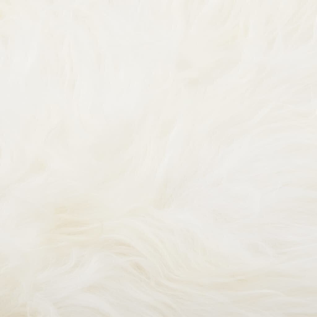 vidaXL Islantilainen lampaantalja tuolisuoja kerma 70x110 cm hinta ja tiedot | Isot matot | hobbyhall.fi