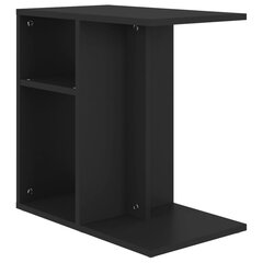 vidaXL Sivupöytä musta 50x30x50 cm lastulevy hinta ja tiedot | Sohvapöydät | hobbyhall.fi