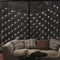 vidaXL Jouluvaloverkko kylmä valk. 3x2 m 204 LED-valoa ulos/sisälle hinta ja tiedot | Joulukoristeet | hobbyhall.fi