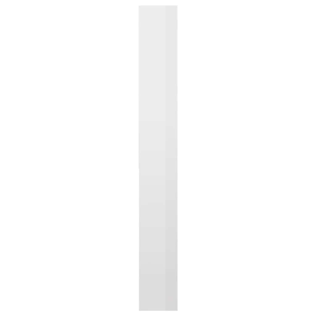 vidaXL Pesukonekaappi korkeakiilto valkoinen 64x24x190 cm hinta ja tiedot | Kylpyhuonekaapit | hobbyhall.fi