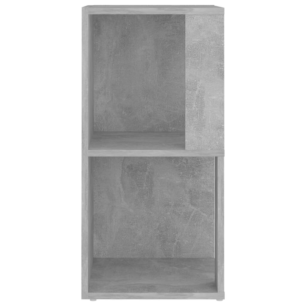 vidaXL Kulmakaappi betoninharmaa 33x33x67 cm lastulevy hinta ja tiedot | Olohuoneen kaapit ja lipastot | hobbyhall.fi