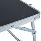 vidaXL Kokoontaitettava retkipöytä harmaa alumiini 60x40 cm hinta ja tiedot | Retkeilyvarusteet | hobbyhall.fi